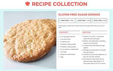 Recipe Card Home Page